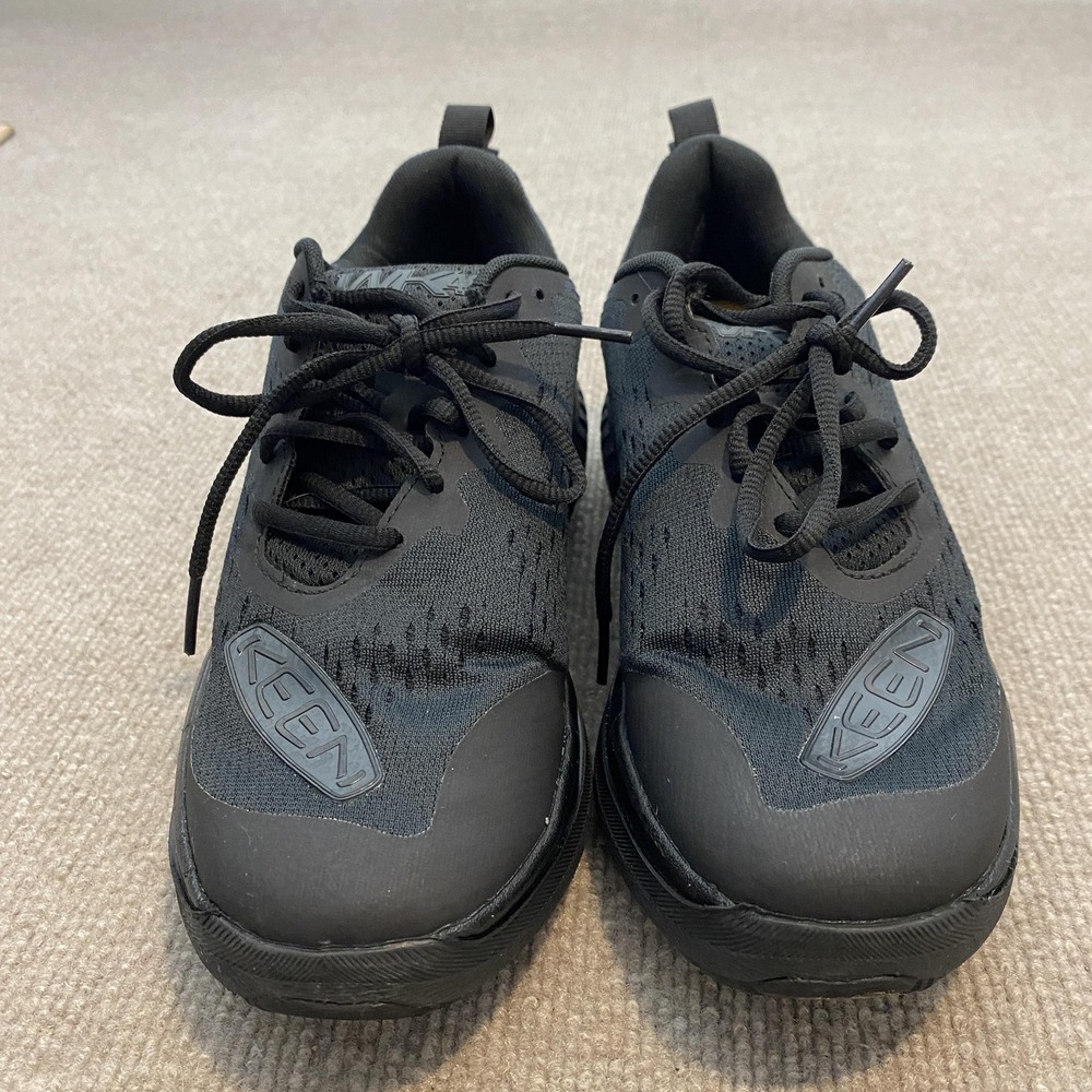 KEEN WK400 Shoes Womens Size 9.5 Black Mesh Low Top Walking Cushioned Sneakers - Picture 4 of 13